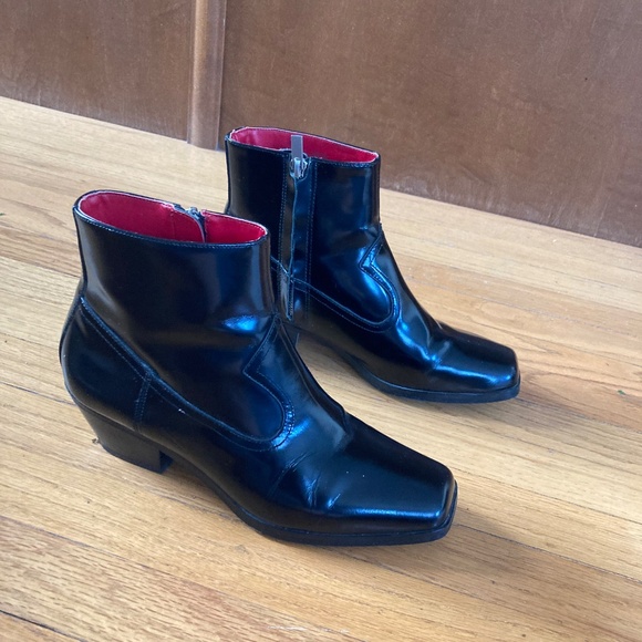 Calvin Klein patent leather western chelsea - Picture 3 of 4